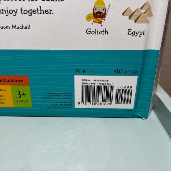 Hardcover Board Book The Look and Tell Bible: Bible Stories Rebus Dawn Machell - Picture 6 of 9